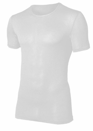 BTデュアル3Dファーストレイヤー　ショートスリーブ　クルーネックシャツS~3L ホワイト