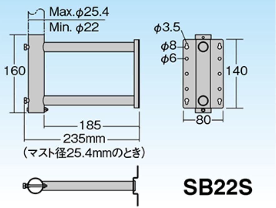 サイドベース SB22S
