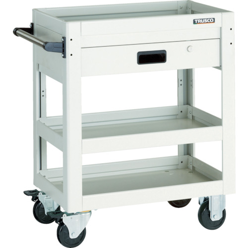 ツールワゴン ドルフィン 750×500 1段引出 W色