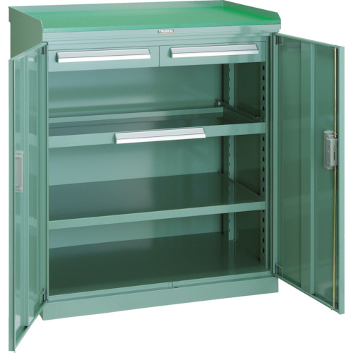 スライド工具キャビネット 881×551 コボレ止め天板付