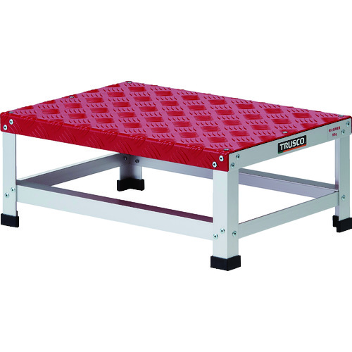 ローハイシステムステップ アルミ製足踏台 500×350×H200 赤