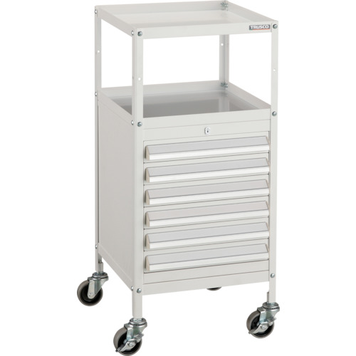 ミニキャビネットワゴン400×440×880LVR-421付 W