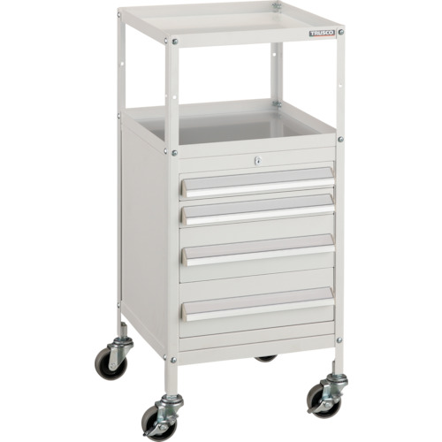 ミニキャビネットワゴン400×440×880LVR-422付 W