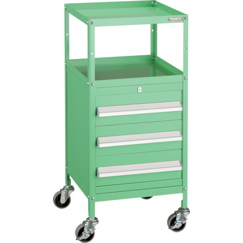 ミニキャビネットワゴン400×440×880LVR-424付 YG