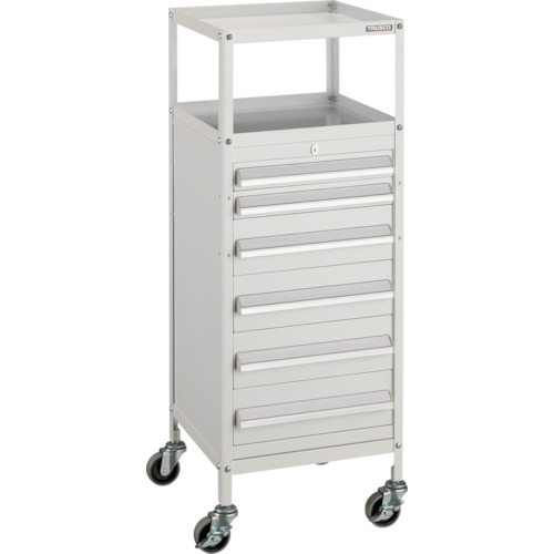 ミニキャビネットワゴン400×440×880LVR-662付 W