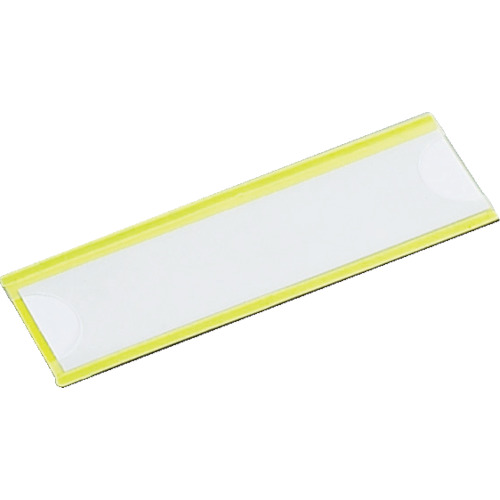マグネット式見出しプレート 25×110 黄 10枚入