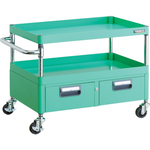 フェニックスワゴン  省音 750×500×H600 2列引出付 YG色