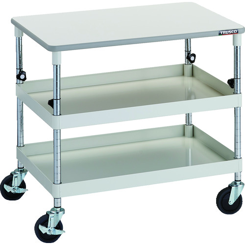 フェニックスワゴン  省音 750×500×H700～950 天板付 W色