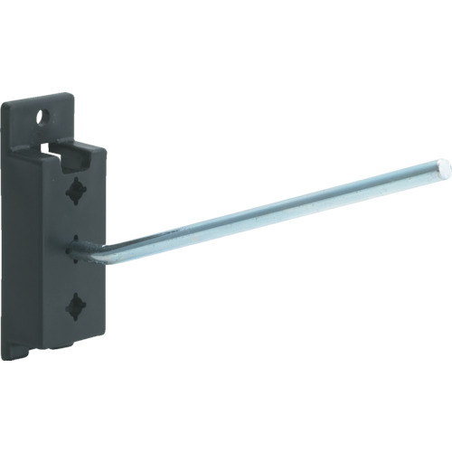 パンチングパネル用フックバー 傾斜1本タイプ A型ベース