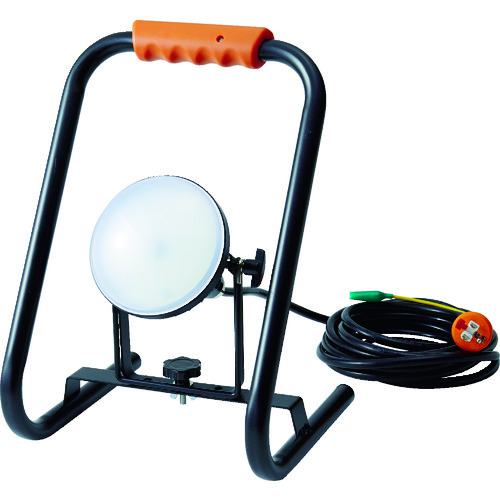 LED投光器 DELKURO スタンドタイプ 20W 5M アース付 2芯3芯両用タイプ