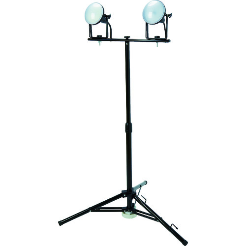 LED投光器 DELKURO 三脚タイプ 2灯 20W 10m アース付 2芯3芯両用タイプ RTLE210EPSK2
