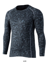 ＢＴパワーストレッチ　クルーネックシャツ　JW-174　迷彩 S～3Lサイズ