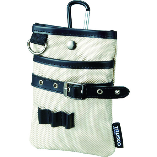 コンパクトツールケース シザーポケット ベージュ