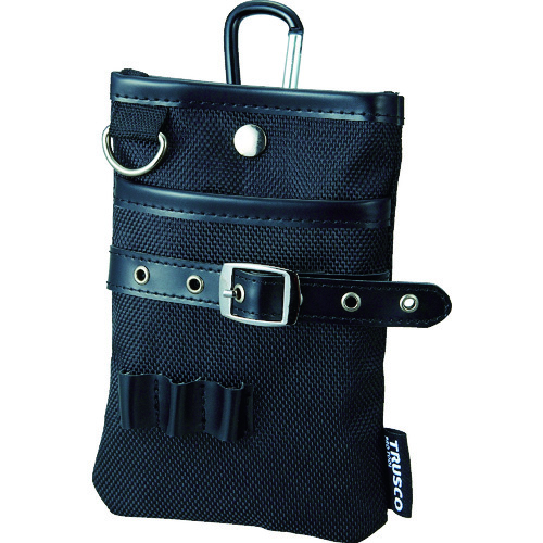 コンパクトツールケース シザーポケット ブラック