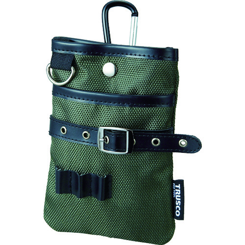 コンパクトツールケース シザーポケット グリーン