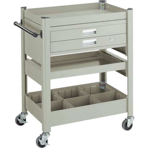 コンビネーションワゴン 643×427×H880 スライド棚付