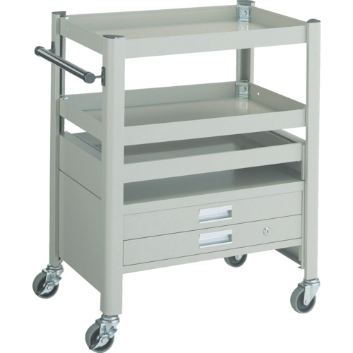 コンビネーションワゴン 643×427×H880 スライド棚付