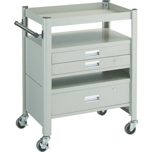 コンビネーションワゴン 643×427×H880 1段・2段引出付