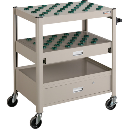 TCW型ツーリングワゴン 30×57個スライド棚引出し付 ネオグレー