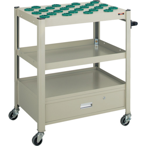 TCW型ツーリングワゴン ＃40×24個 引出し付 ネオグレー