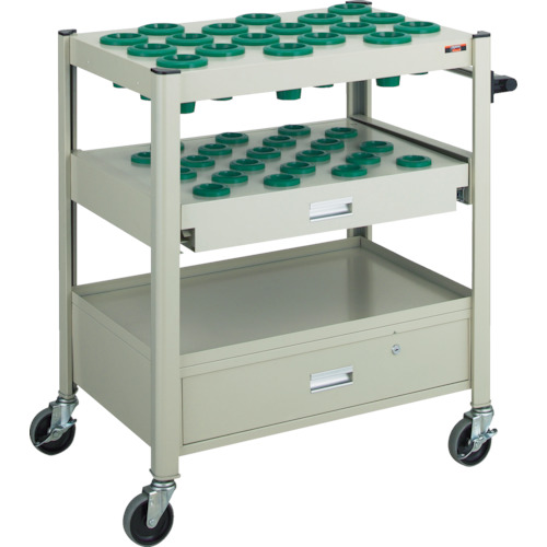 TCW型ツーリングワゴン 40×45個スライド棚引出し付 ネオグレー