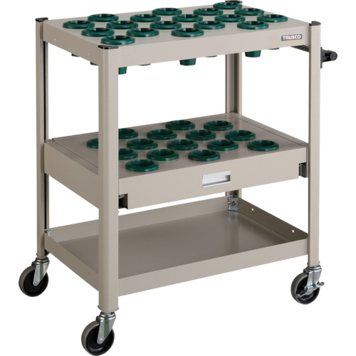 TCW型ツーリングワゴン ＃50×33個 スライド棚型 ネオグレー