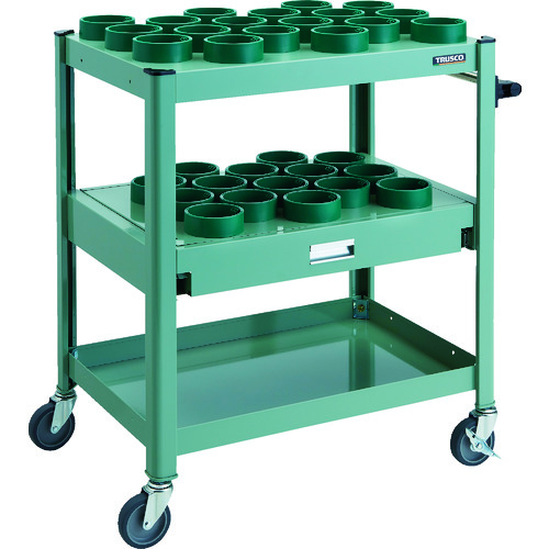 TCW型ツーリングワゴン HSK100A BT50 NT50 33個 スライド棚付 GN色