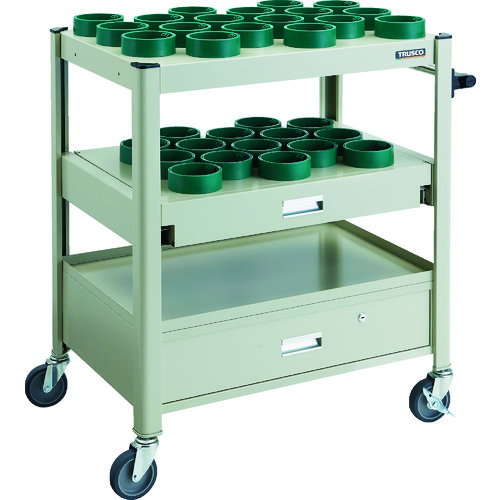 TCW型ツーリングワゴン HSK100A BT50 NT50 33個 スライド棚引出し付 NG色