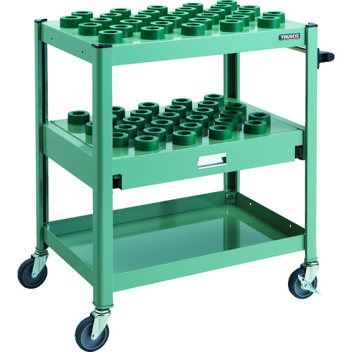 TCW型ツーリングワゴン HSK40A専用 57個 スライド棚付 GN色