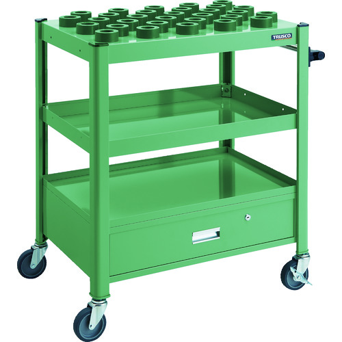 TCW型ツーリングワゴン HSK40A専用 30個 引出し付 GN色