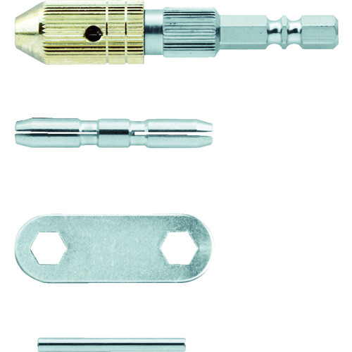 電動用精密ドリルチャック 0.1~3.2mm コレット2個付