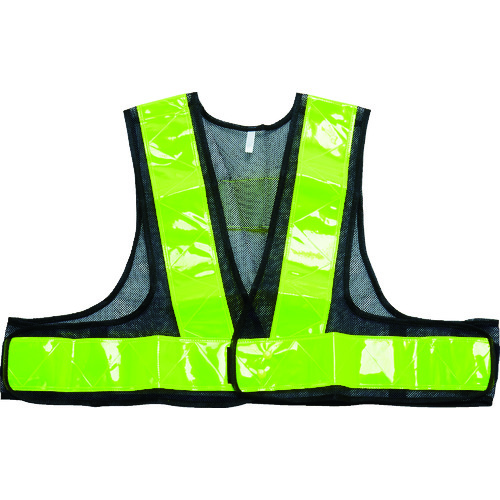 安全ベストショート丈 紺＊イエロー