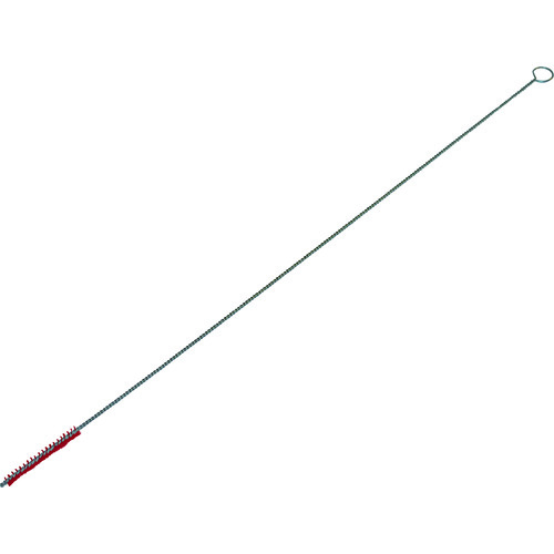 小径パイプブラシ ロングタイプ 5mm HACCP対応 レッド