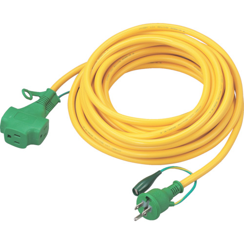 トリプルポッキン延長コード 10m 黄 業務用建材 建築資材の通販サイト ソニテック