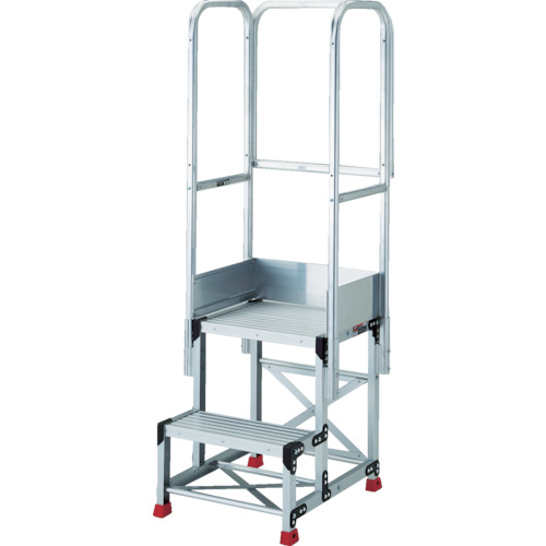 踏台 2段本体 天場三方手すり