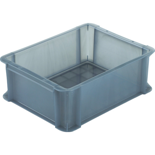 スケルトンカラーコンテナ スケルコン 9L 透明ブラックー