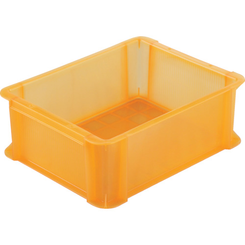 スケルトンカラーコンテナ スケルコン 9L 透明オレンジ