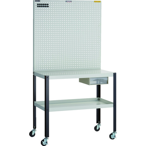 ライトパンチングパネル パネリーナ W900 テーブル 引出し付 キャスター付