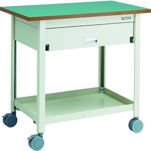 天板付ワゴン 両面引出し1段付 棚板1段 NG