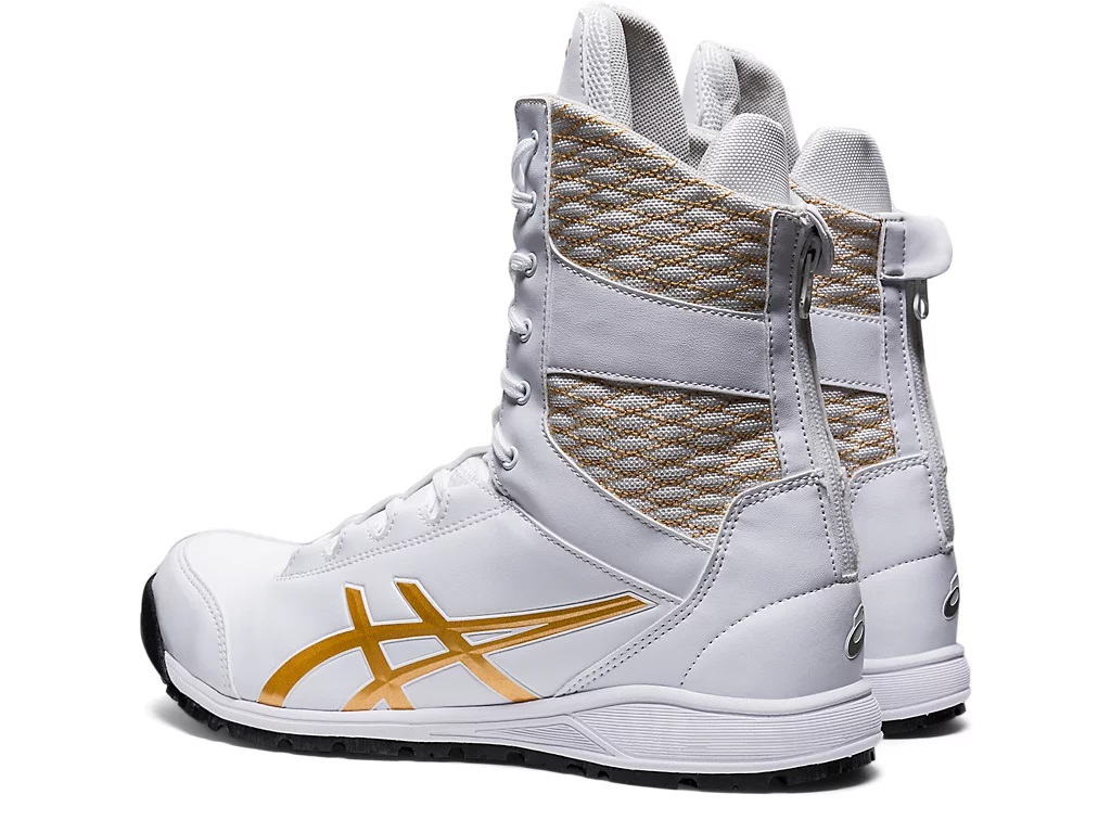 作業用靴 ウィンジョブ CP403 TS ホワイト/ピュアゴールド