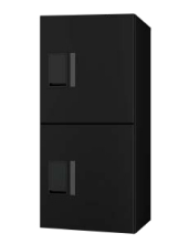 集合住宅向け宅配ボックス プチ宅unit KS-TL01カラー：ブラック×ブラック