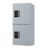 集合住宅向け宅配ボックス プチ宅unit KS-TL01カラー：シルバー×シルバー