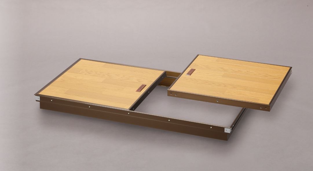 床下開口ハッチ1200タイプ NFH-120A 1185mm×620mm×94mm 12kg