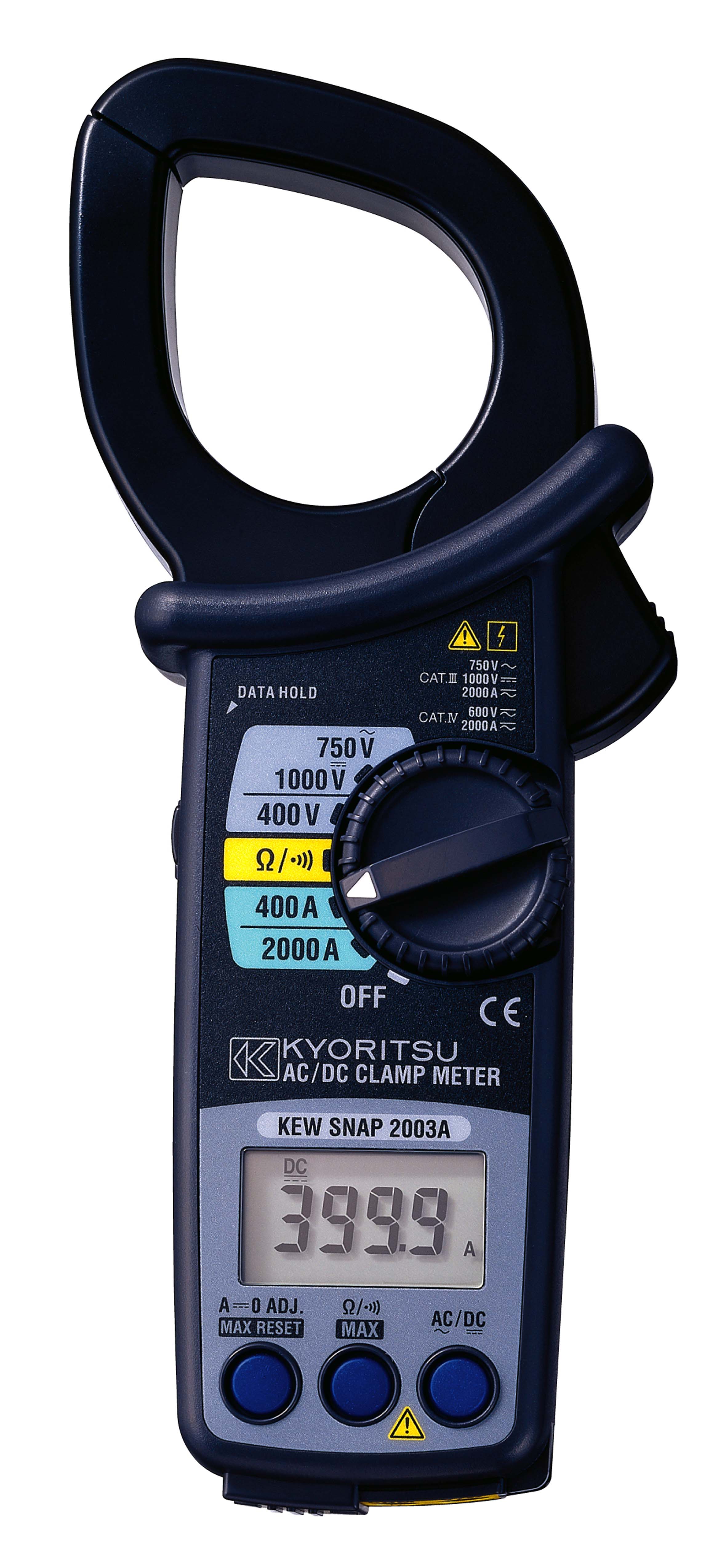 選ぶなら 共立電気計器 キュースナップ AC DC電流測定用クランプメータ 2046R