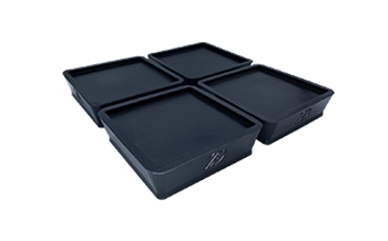 あしあげ隊 ゴムマットシリーズ洗濯機高さ調整ゴム 25mm 114×114×25 TFi-5515 4個/セット