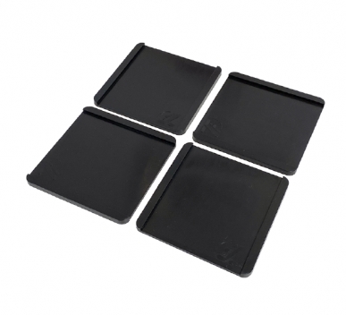 あしあげ隊 ゴムマットシリーズ 移動抑制シリコンマット 100×100×6mm TFi-2006 4個/セット