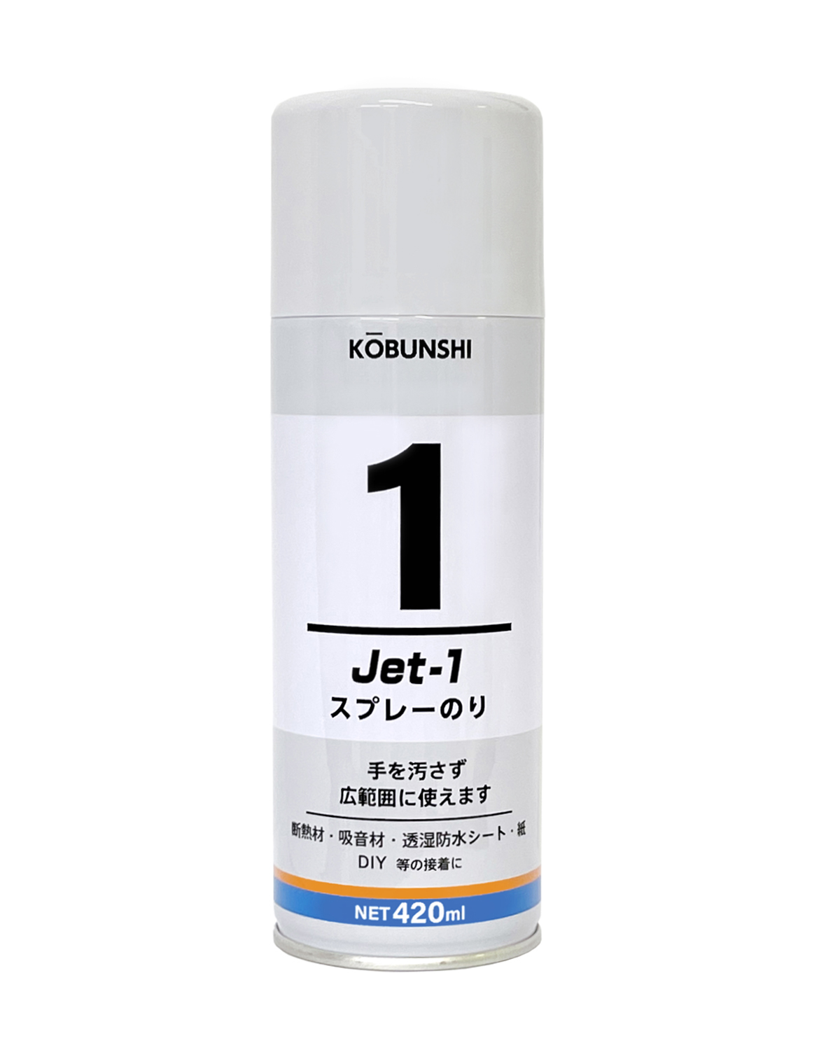 Jet-1 スプレーのり 420ml 20本入 高分子商事 業務用建材・建築資材の通販サイト【ソニテック】