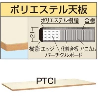 作業台 オプション 天板(軽量用天板) KK-9060PTCI W900×D600×H21