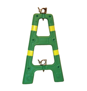 ブロ-スタンド(緑)反射テ-プ付 456×50×810mm 緑