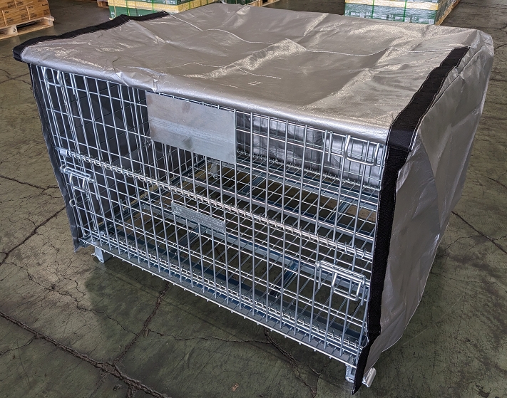 メッシュパレット防塵カバーHPC1210(L)用 シルバー(UVクロス#4000)